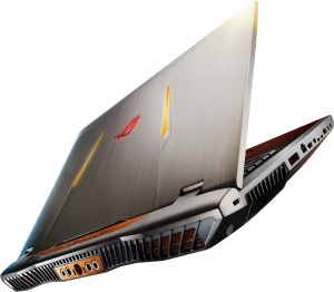 Wśród aktualnej oferty rynkowej mobilnych urządzeń gamingowych wartym poznania są wysoko oceniane zarówno przez samych użytkowników jak i  specjalistów z branży komputerowej laptopy Asus z serii ROG, Nazwa serii ROG wywodzie się z rodzaju gier Republic of Gamers, dla której została zadedykowana